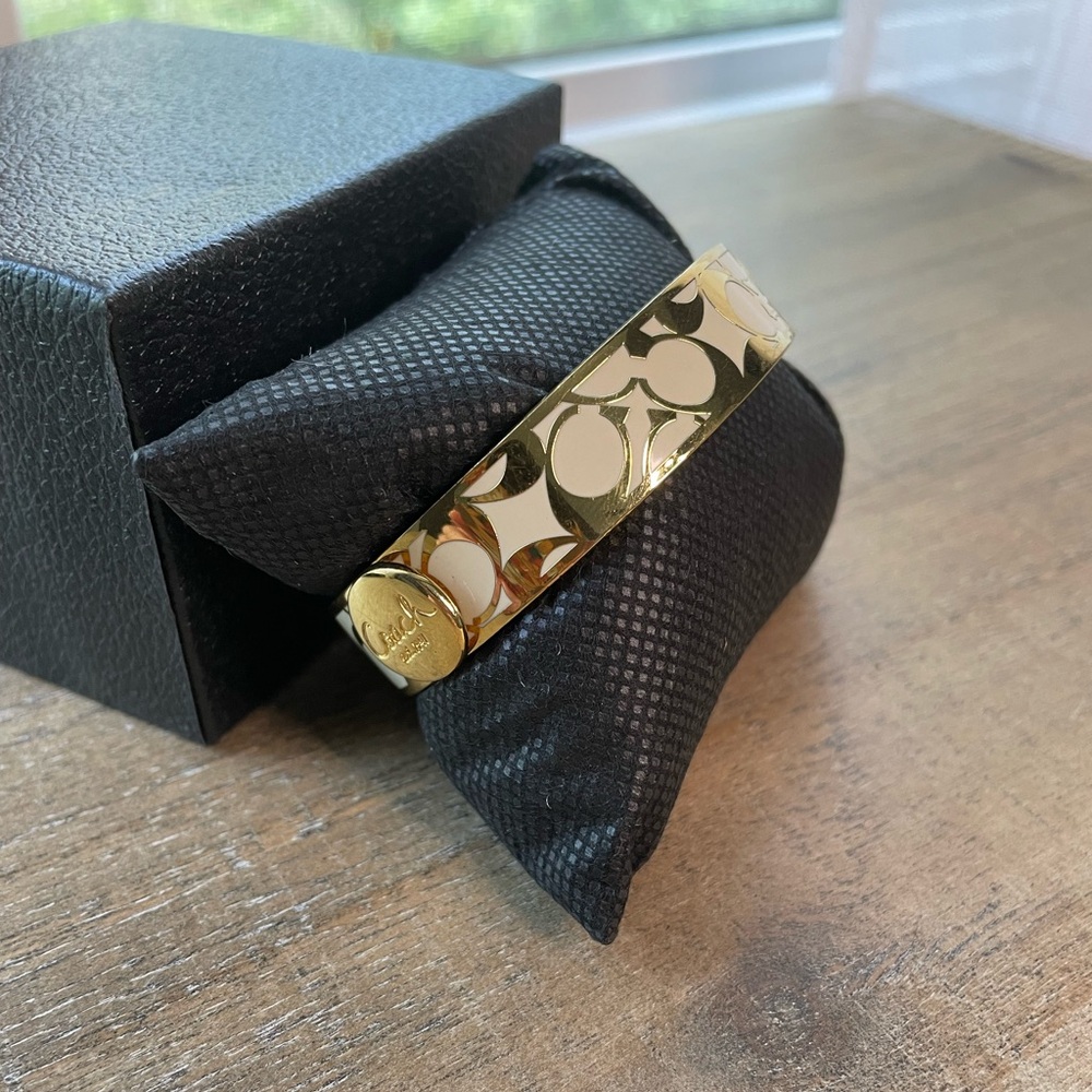 COACH signature bangle bracelet